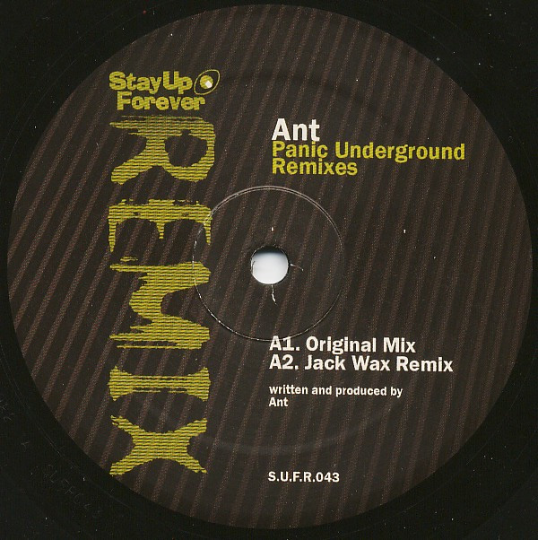 descargar álbum Ant - Panic Underground Remixes