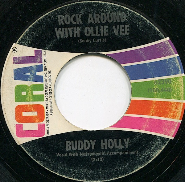 Buddy Holly – Rock Around With Ollie Vee (Vinyl) - Discogs