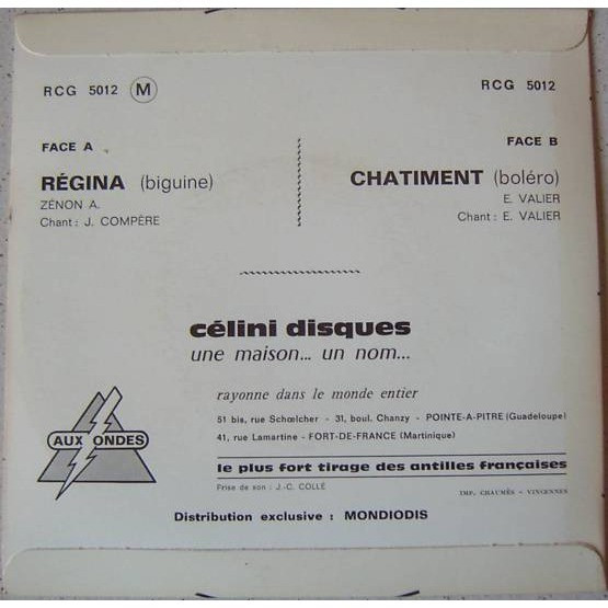 last ned album J Compère E Valier - Régina Chatiment
