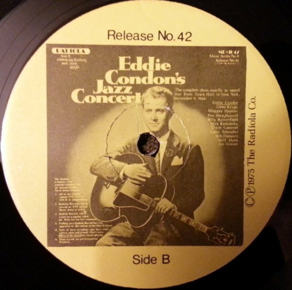 télécharger l'album Tommy Dorsey Eddie Condon - Tommy Dorsey On Radio Eddie Condons Jazz Concert