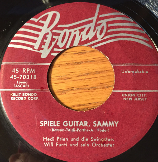 télécharger l'album Hedi Prien Und Die Swingstars - Chica Mexica Spiele Guitar Sammy