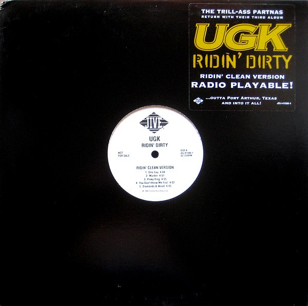 Ugk Ridin 'Dirty Promo Hoodie-país rap Tunes