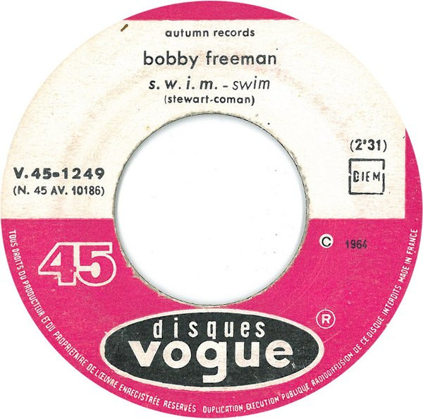 Bobby Freeman - S-W-I-M | Releases | Discogs