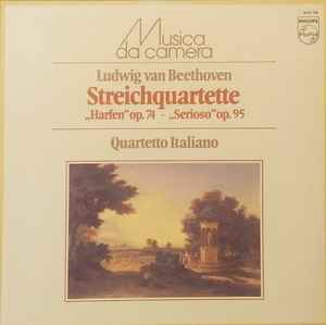 Ludwig van Beethoven-Streichquartette 'Harfen' Op. 74  / 'Serioso' Op. 95 copertina album