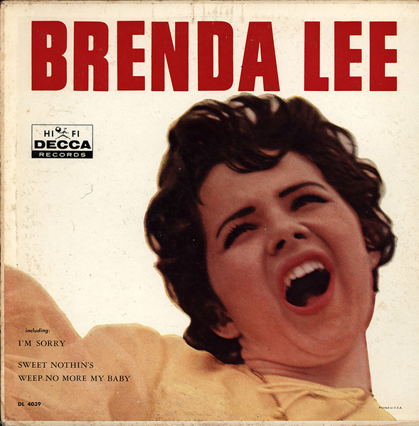 Brenda Lee – Brenda Lee (1960, Gloversville Press, Vinyl) - Discogs