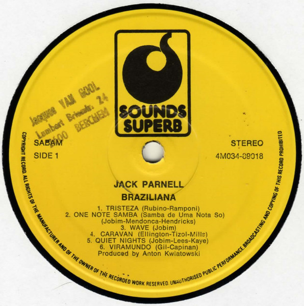 JACK PARNELL \u0026 HIS ORCHESTRA /Braziliana