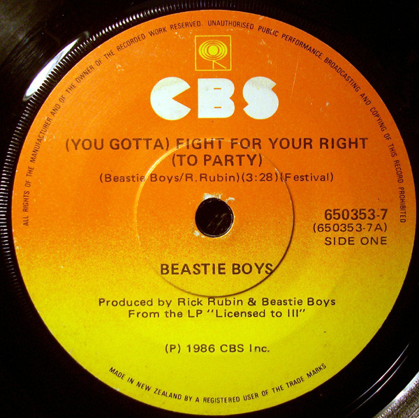 Beastie Boys – (You Gotta) Fight For Your Right (To Party) (1987