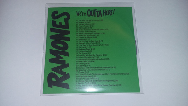 Ramones – We're Outta Here! (1997, CD) - Discogs