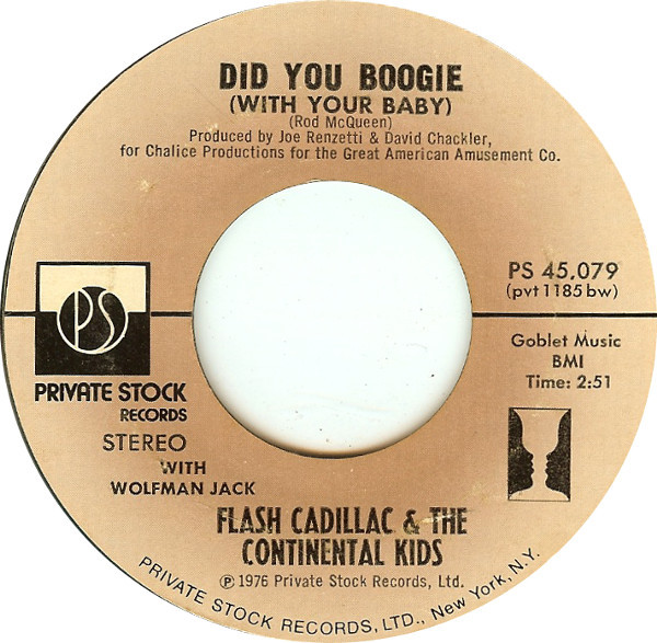 Flash Cadillac And The Continental Kids Did You Boogie With Your