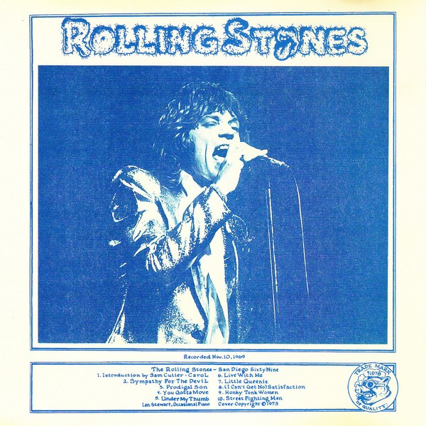 Rolling Stones - Stoneaged (San Diego '69) | Releases | Discogs