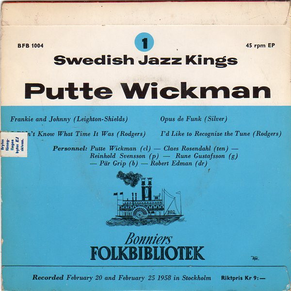 Album herunterladen Putte Wickman - Swedish Jazz Kings