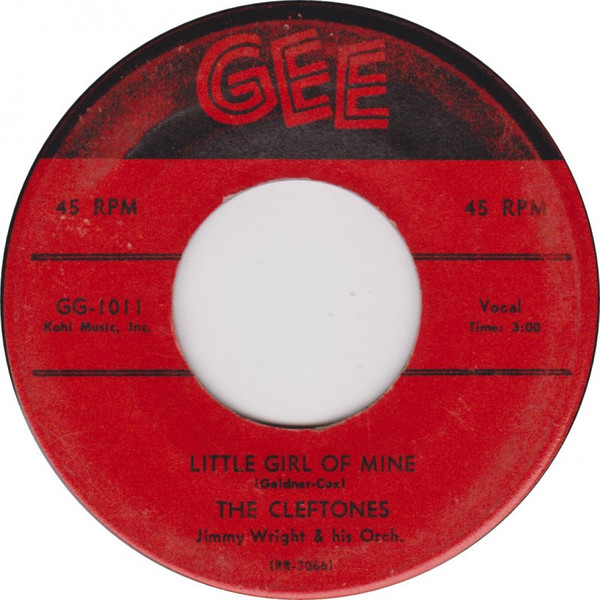The Cleftones – Little Girl Of Mine / You're Driving Me Mad (1956, Vinyl) -  Discogs