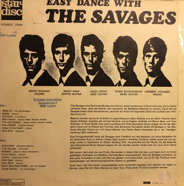 ladda ner album The Savages - Easy Dance With