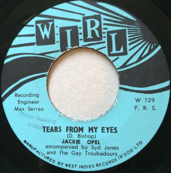 Jackie Opel – Tears From My Eyes / You're No Good (1981, Vinyl 