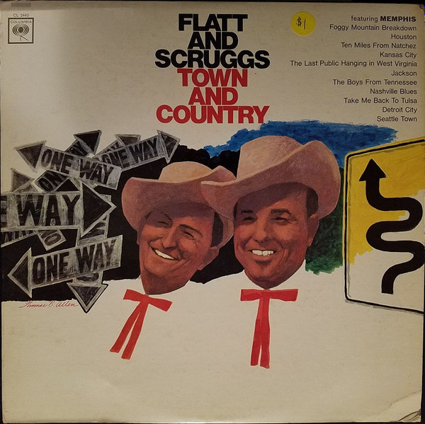 Flatt And Scruggs – Town And Country (1965, Vinyl) - Discogs