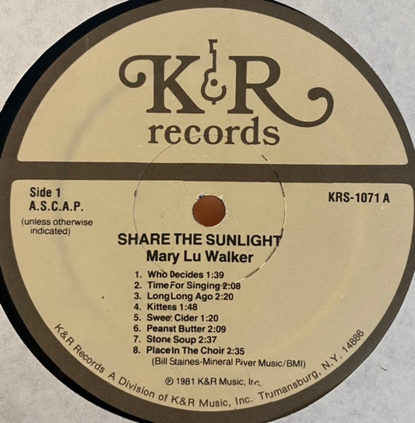 descargar álbum Mary Lu Walker - Share The Sunlight