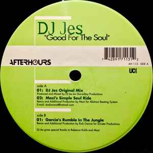 DJ Jes - Good For The Soul album cover