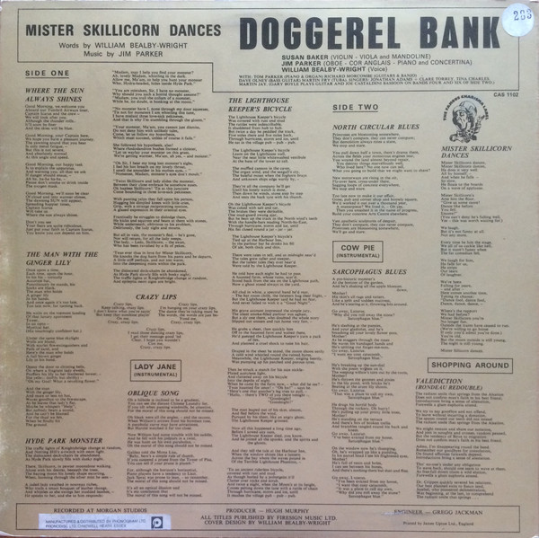 last ned album Doggerel Bank - Mister Skillicorn Dances