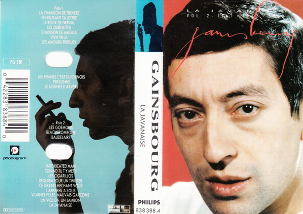 Gainsbourg – La Javanaise - Vol.2 : 1961 • 1962 • 1963 (1989, Cassette) -  Discogs
