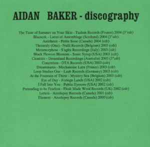Aidan Baker - Same River Twice