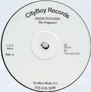 Eddie Fowlkes - The Originator album cover