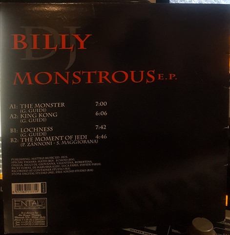 ladda ner album DJ Billy - Monstrous EP
