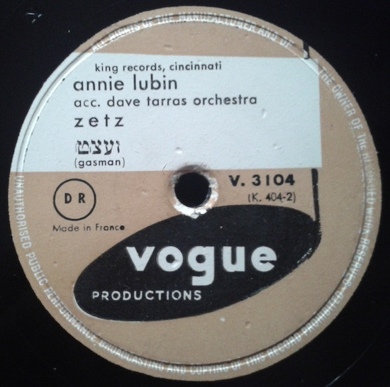 télécharger l'album Annie Lubin Jennie Goldstein - Zetz Der Baby Sitter