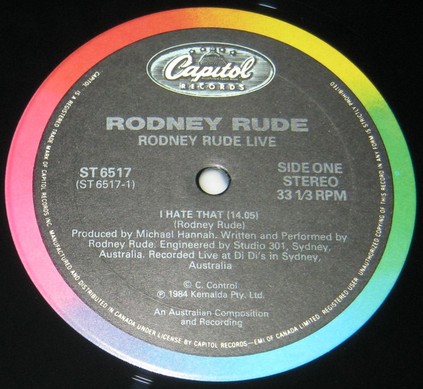 baixar álbum Rodney Rude - Live