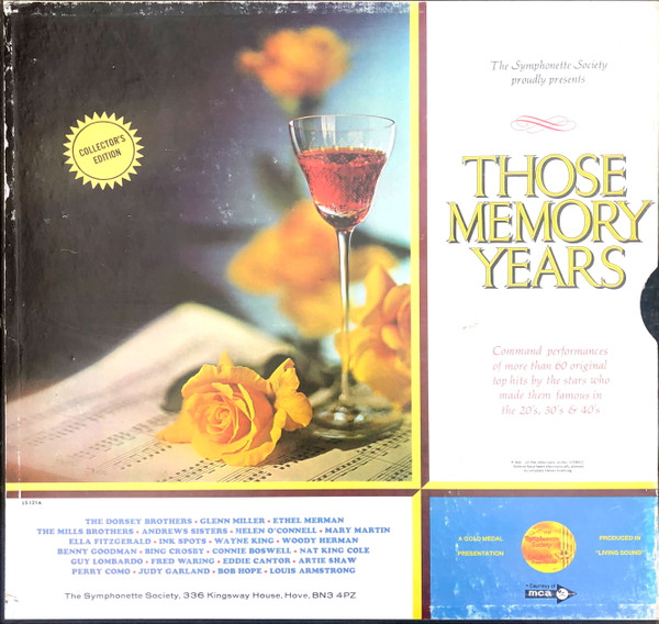 Those Memory Years Vinyl Discogs