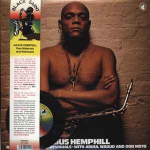 Julius A Hemphill - Raw Materials And Residuals album cover