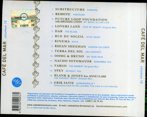 Album herunterladen Various - Café Del Mar Volumen Diez