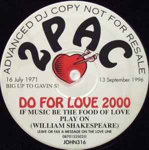 2Pac – Do For Love 2000 (2000, Vinyl) - Discogs