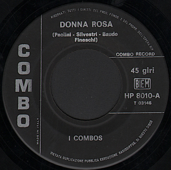 baixar álbum I Combos - Donna Rosa Cin Cin Con Gli Occhiali