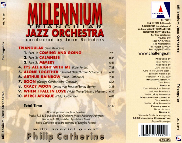 baixar álbum The Millennium Jazz Orchestra, Philip Catherine - Triangular