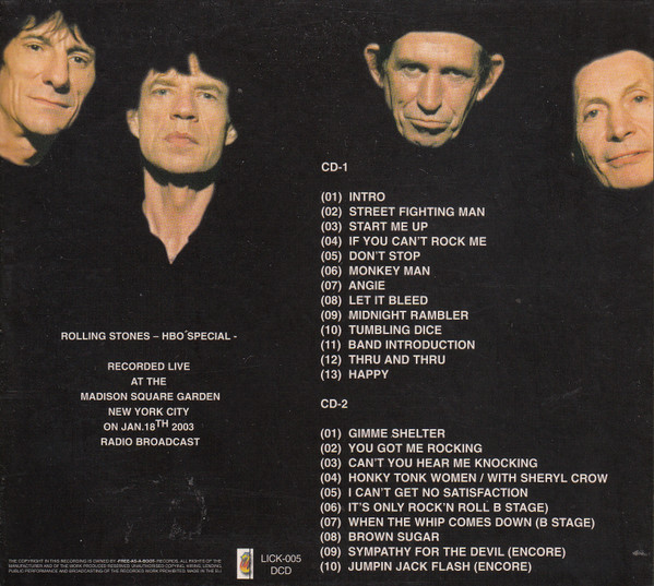 descargar álbum The Rolling Stones - HBO Special