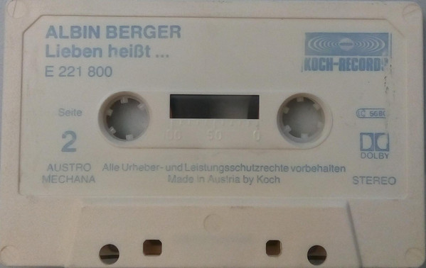 last ned album Albin Berger - Lieben Heißt