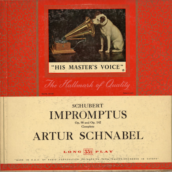 アルトゥール・シュナーベル シューベルト：即興曲集作品１４２ - レコード