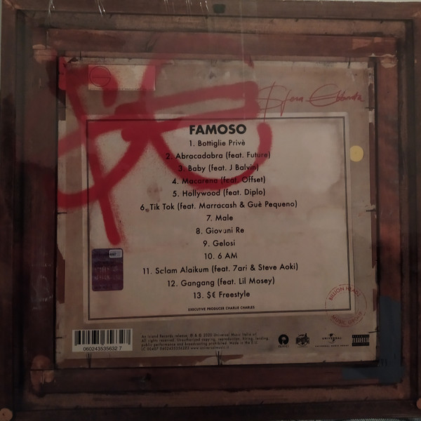 Sfera Ebbasta – Famoso (2020, Red, Vinyl) - Discogs