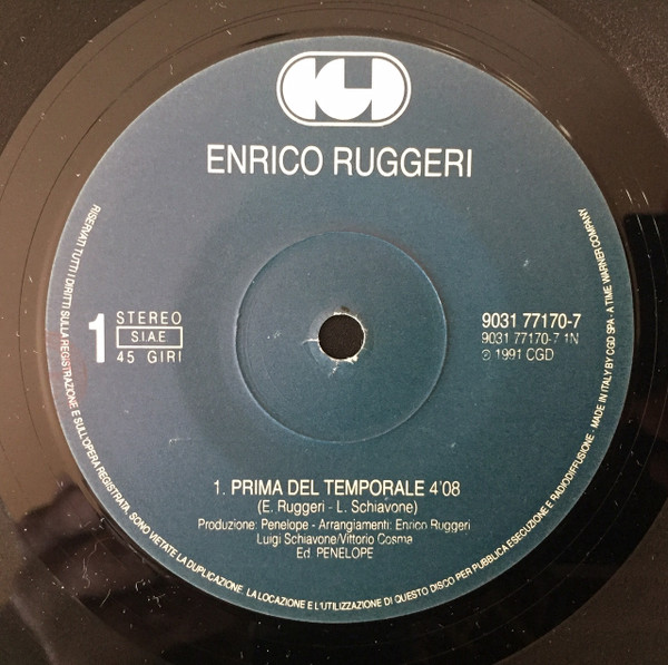 télécharger l'album Enrico Ruggeri - Prima Del Temporale