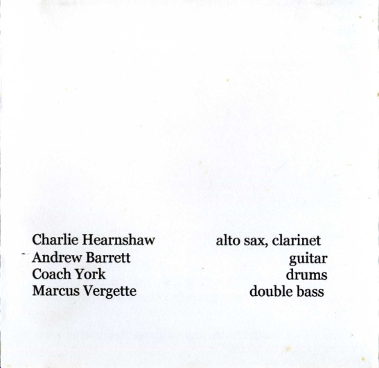 baixar álbum Charlie Hearnshaw Quartet - Racing Car