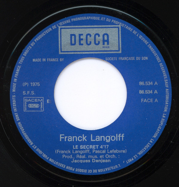 Album herunterladen Franck Langolff - Le Secret