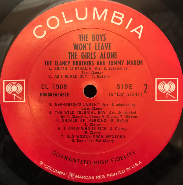 last ned album The Clancy Brothers & Tommy Makem - The Boys Wont Leave The Girls Alone