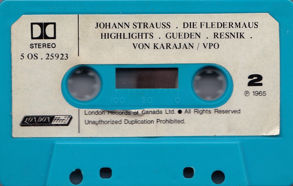 last ned album Johann Strauss Vienna Philharmonic Orchestra And State Opera Chorus Herbert von Karajan - Strauss Die Fledermaus Highlights