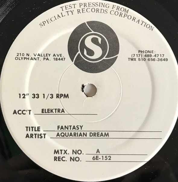 Aquarian Dream - Fantasy | Releases | Discogs