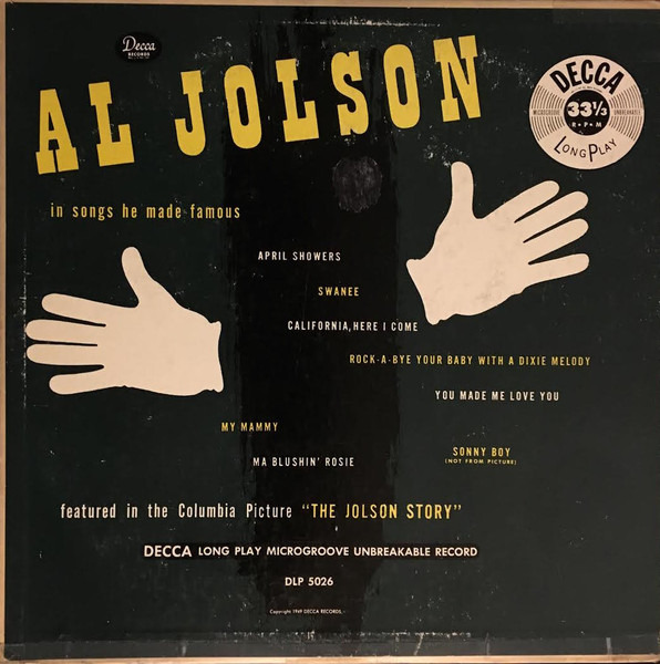 Al Jolson – In Songs He Made Famous (1949