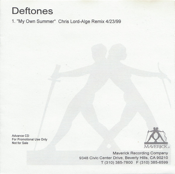 Album herunterladen Deftones - My Own Summer Chris Lord Alge Remix