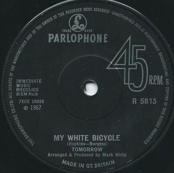 ７インチ☆Tomorrow☆My White Bicycle UK Parlop レコード 安く 買う