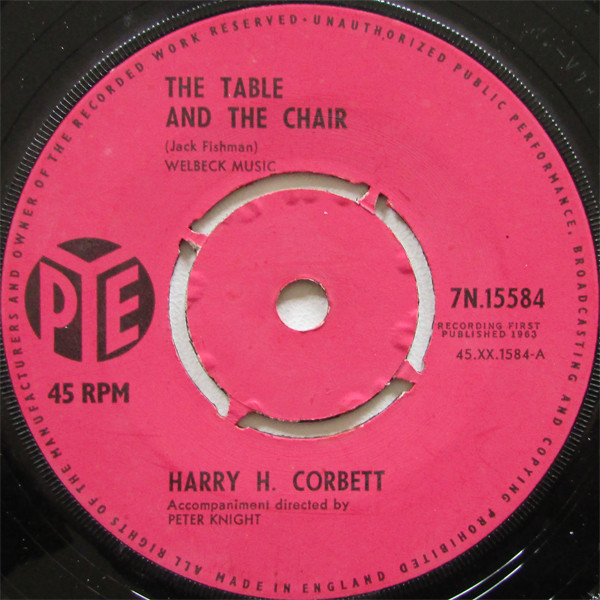 descargar álbum Harry H Corbett - The Table And The Chair