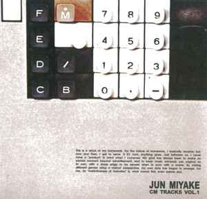 Jun Miyake – CM Tracks Vol. 1 (1996, CD) - Discogs