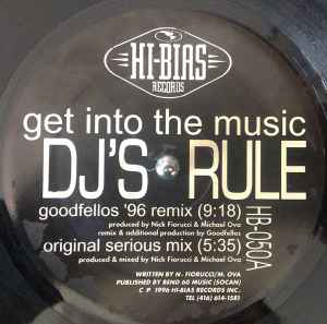 Portada de album DJ's Rule - Get Into The Music
